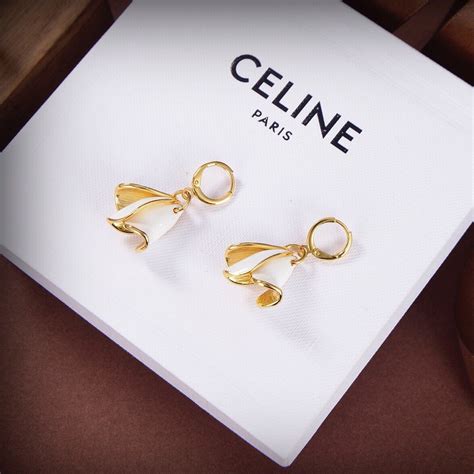 celine replica earrings|celine earrings second hand.